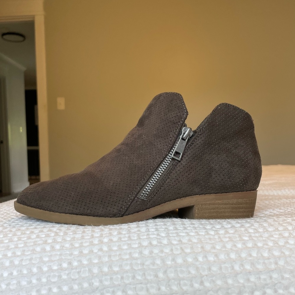 Brown booties